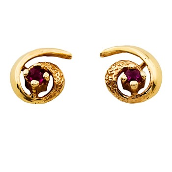 9ct gold Ruby Stud Earrings